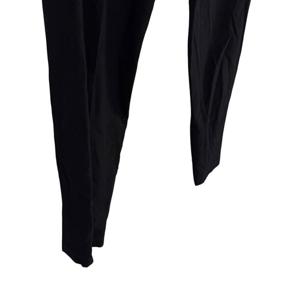 Eileen Fisher Stretch Knit Crepe Stretch Pull On Elastic Waist Black Pants sz L - Picture 2 of 16